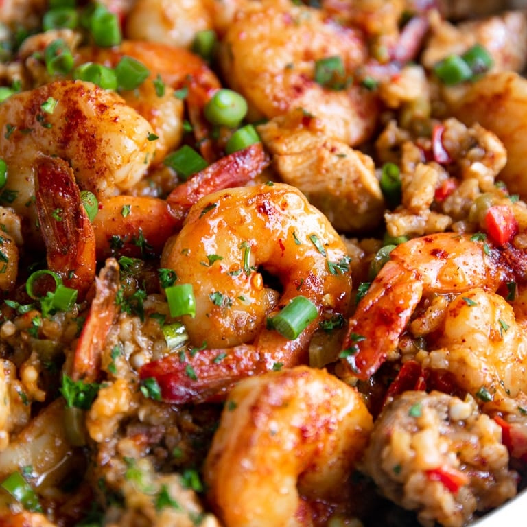 The Best Jambalaya Recipe: Chicken, Shrimp & Sausage for a Crowd